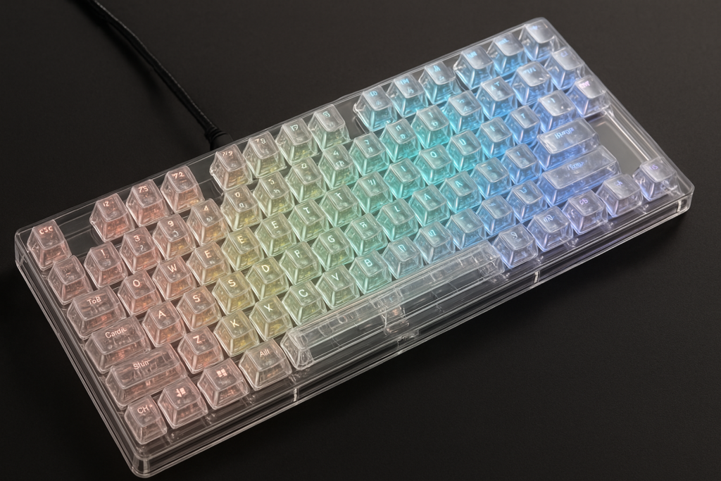 clear gaming keyboard